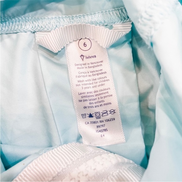 🦄 Lululemon IVIVVA kids wind & rain resistant lightweight Zip-Up Hooded jacket 🦄 - Picture 7 of 10